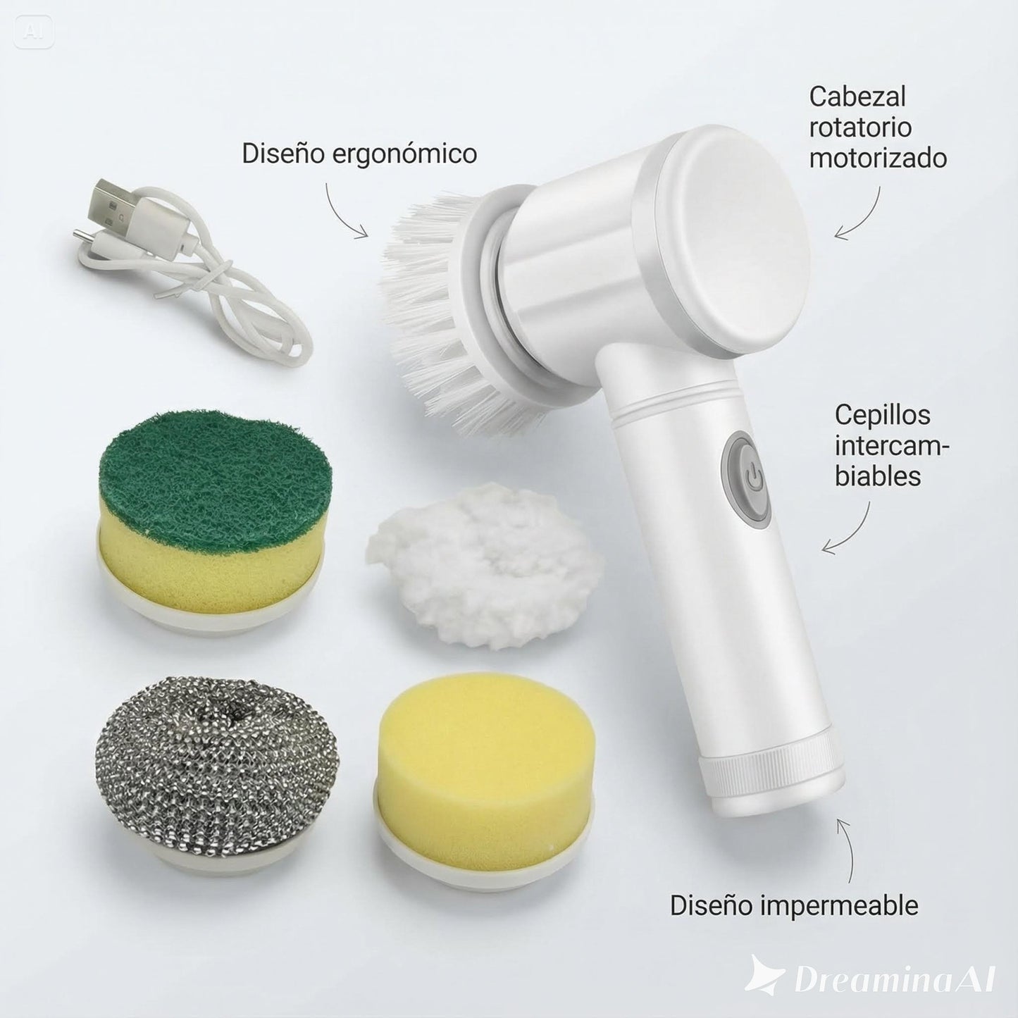 Cepillo Electrico De Limpieza