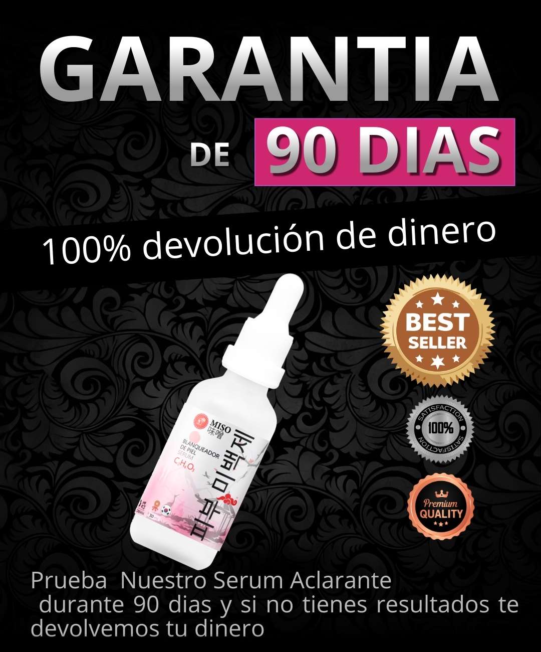 Serúm Blanqueador de Piel Coreano Miso