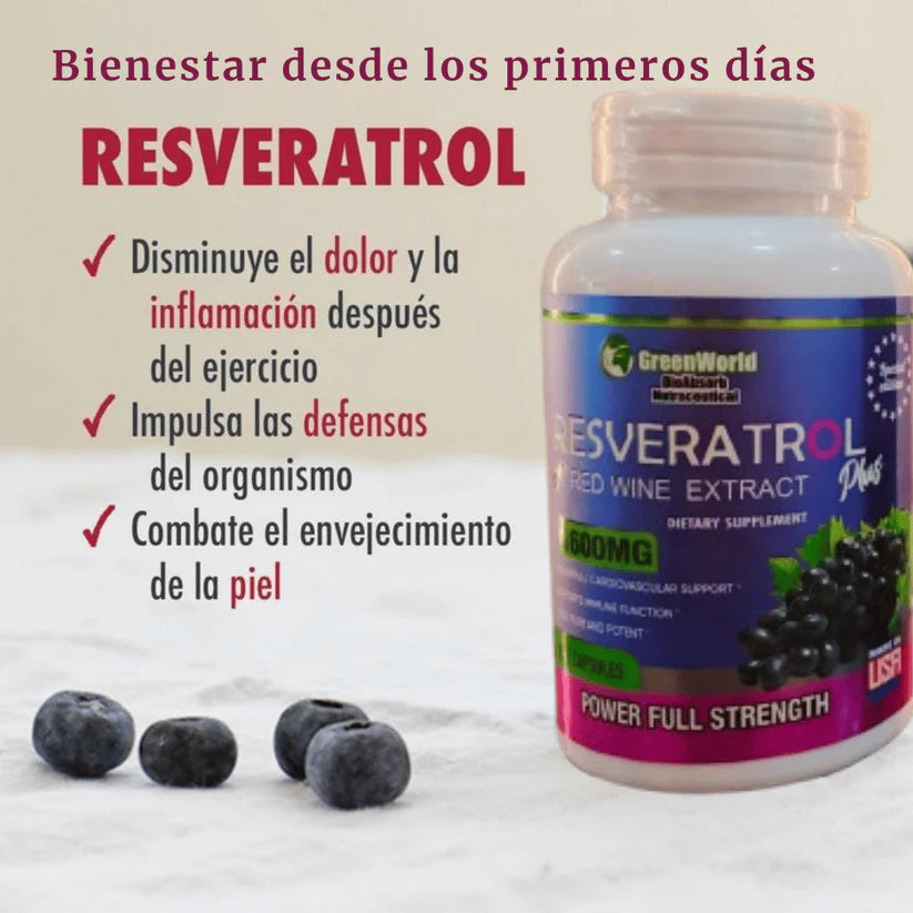 Resveratrol Capsulas X 100