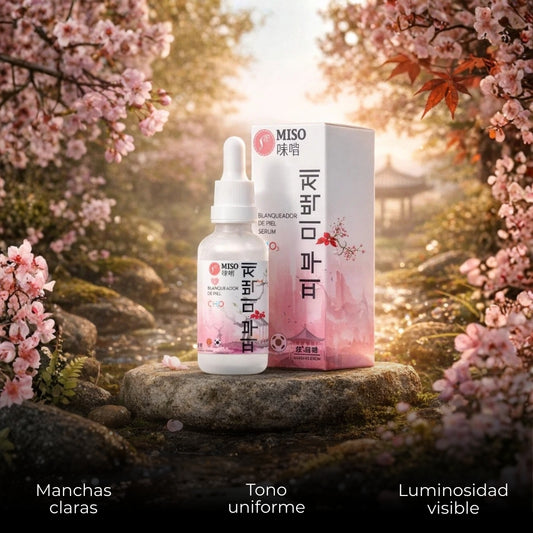 Serúm Blanqueador de Piel Coreano Miso