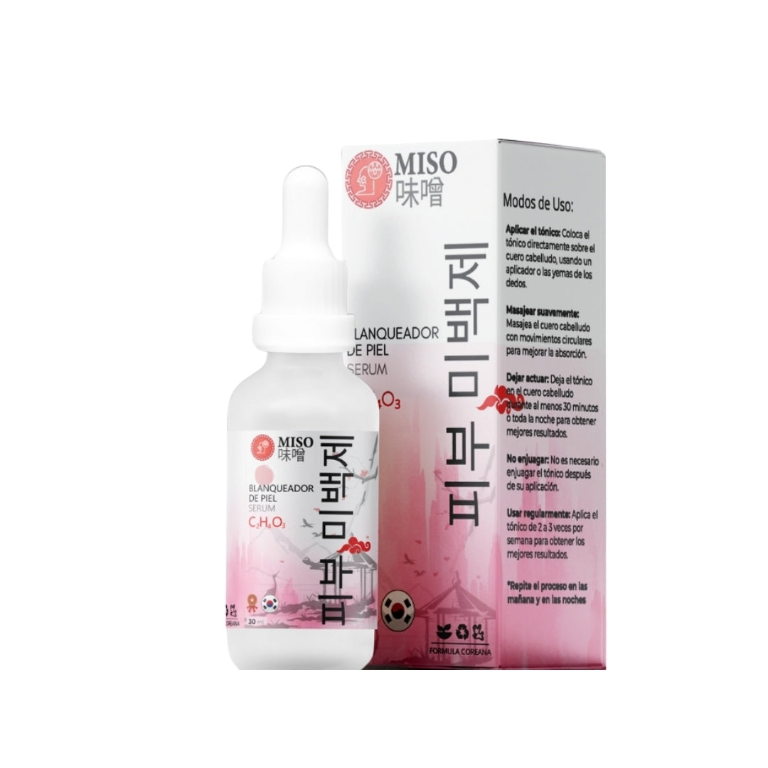Serúm Blanqueador de Piel Coreano Miso
