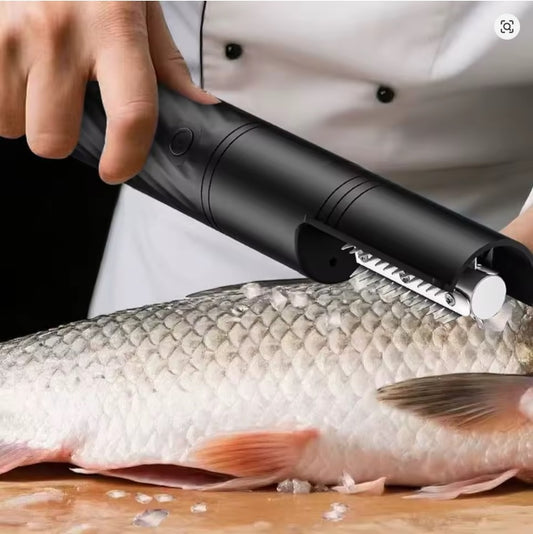 Descamador Eléctrico Profesional — Limpia cualquier pescado en segundos