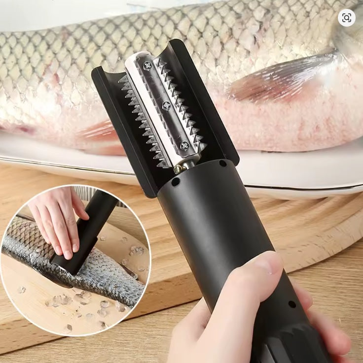 Descamador Eléctrico Profesional — Limpia cualquier pescado en segundos