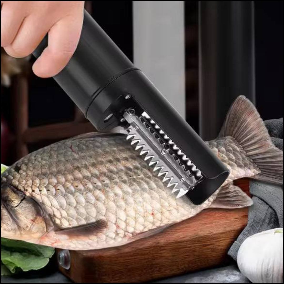Descamador Eléctrico Profesional — Limpia cualquier pescado en segundos