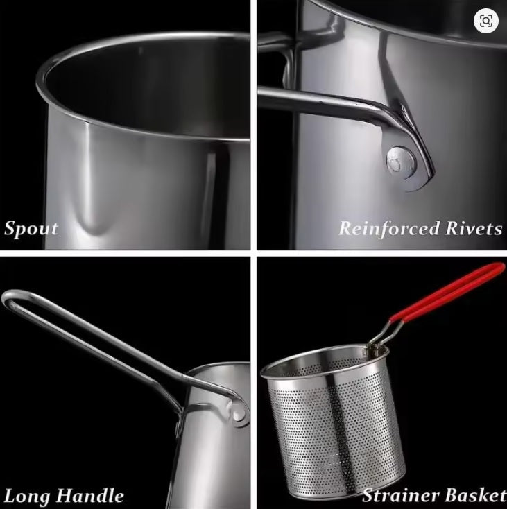 Freidora Con Canasta Cocina Fácil, Práctica y Segura