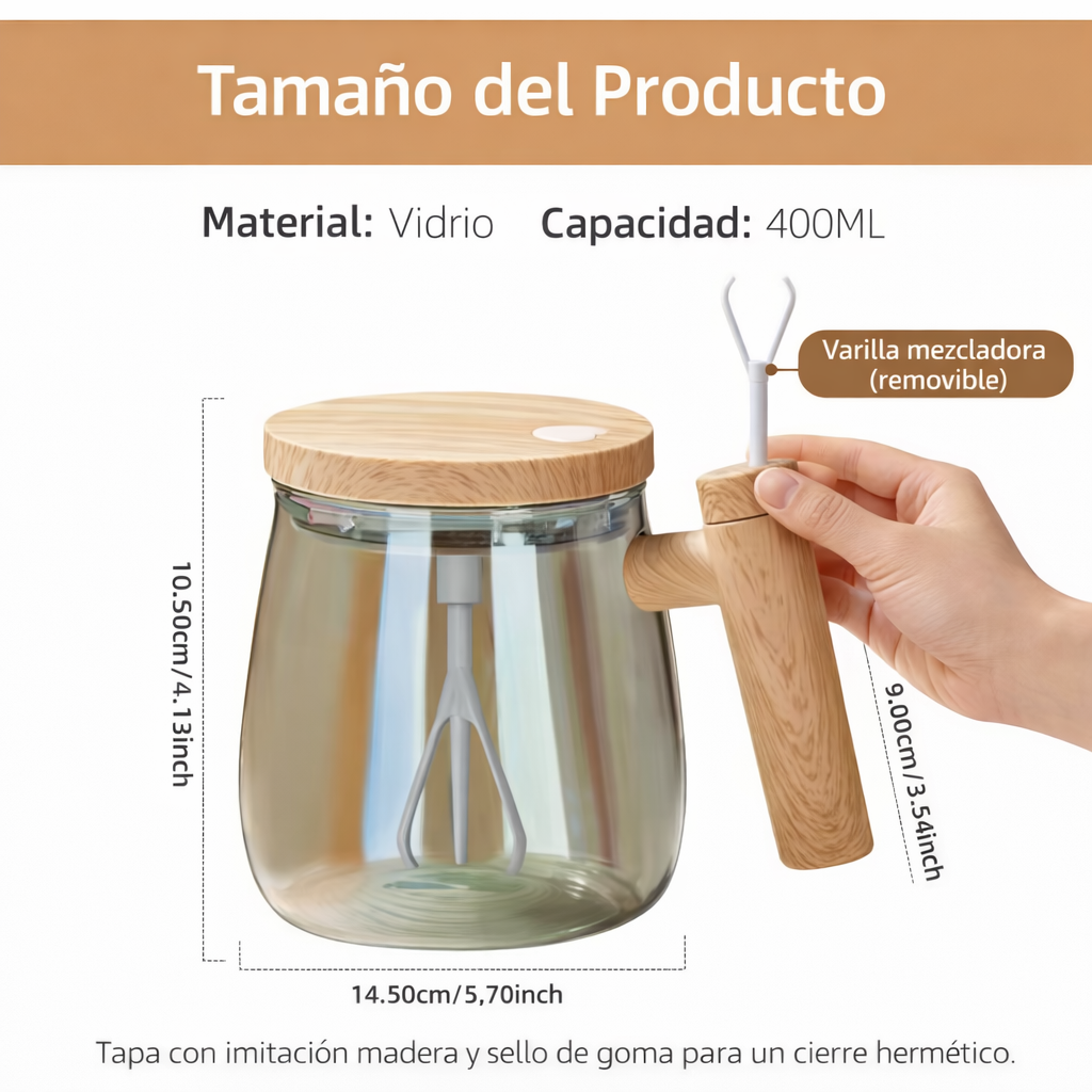 Taza Mezcladora Recargable
