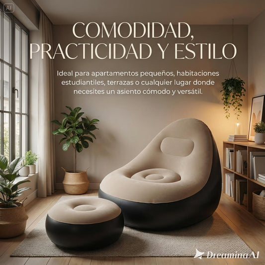 Confort portátil para tu espacio ideal